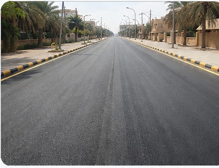 Road construction and asphalt works